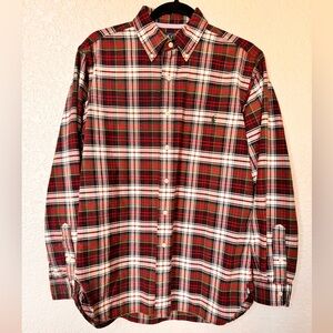 Ralph Lauren Red and Green Plaid Shirt